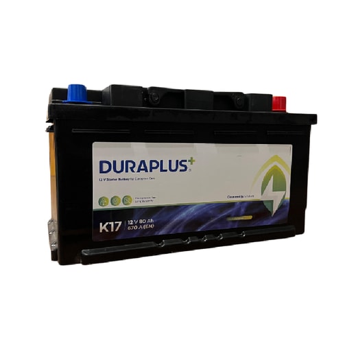 12V 80Ah Duraplus Tam Kapalı R+ Tırnaklı L4 Akü